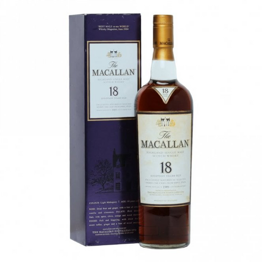 The Macallan 18 year old 1989 sherry oak Whisky - Whisky Gallery Global - Online buy whisky alcohol malaysia