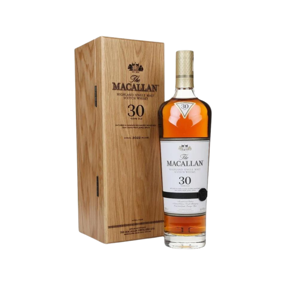 Macallan 30 yrs old sherry oak cask 2022 - Whisky Gallery Global - Buy alcohol whisky online Malaysia