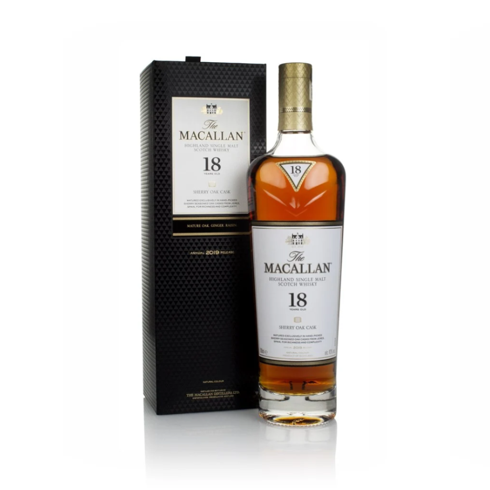 Macallan 18Year-Old Sherry Oak 2019 - Whisky Gallery Global - Buy alcohol whisky online Malaysia