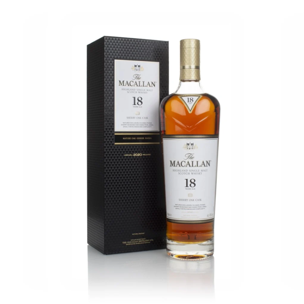 Macallan 18Year-Old Sherry Oak 2020 - Whisky Gallery Global - Buy alcohol whisky online Malaysia